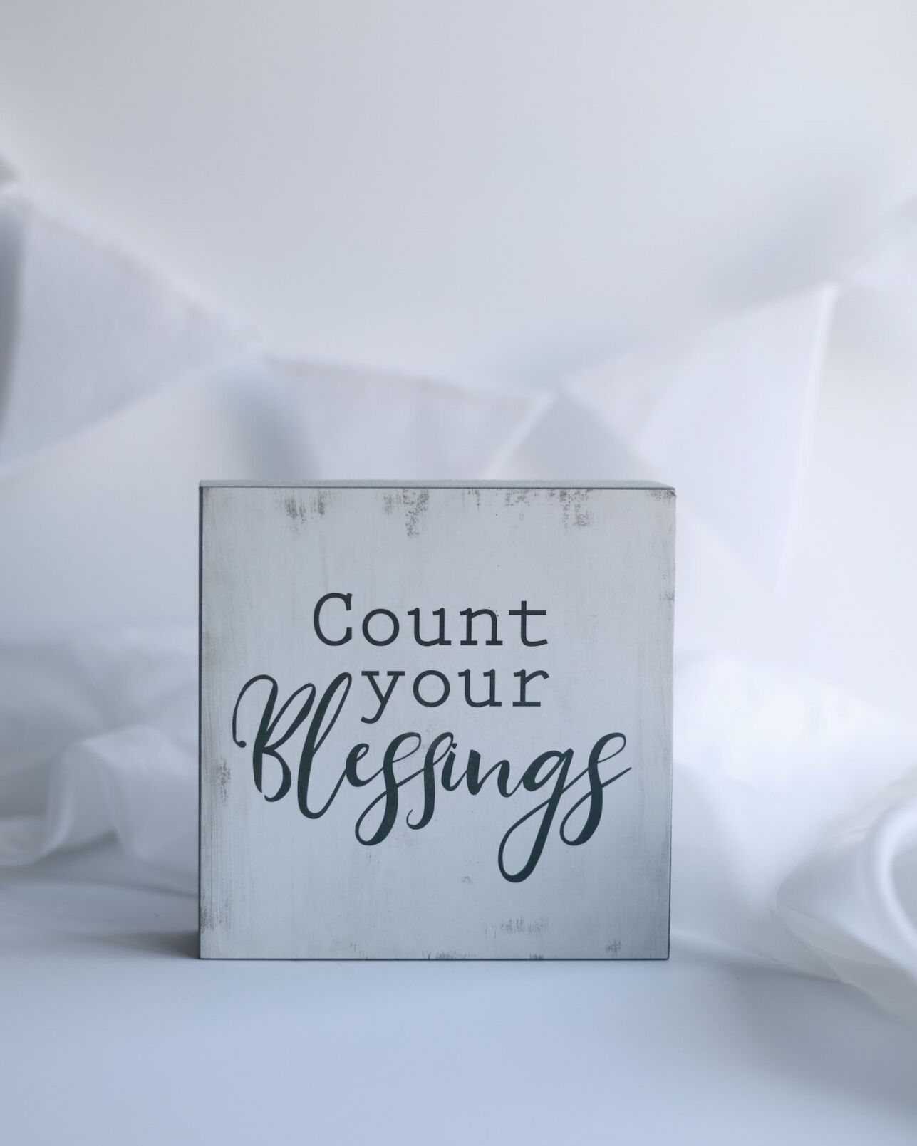 Count your blessings right now.